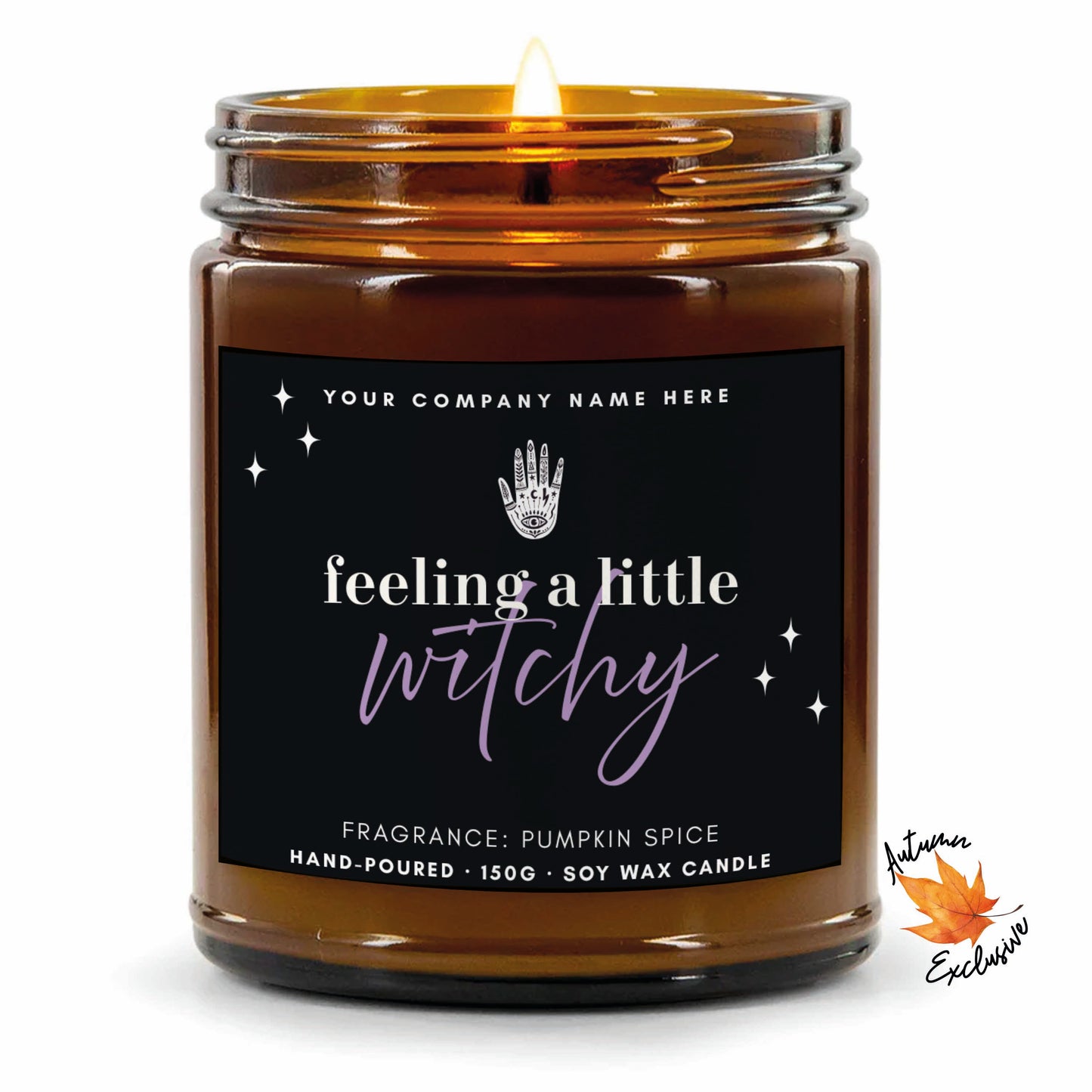Autumn Collection | Feeling a Little Witchy | Private Label Soy Candle | Personalised Candles (Copy) (Copy) (Copy)