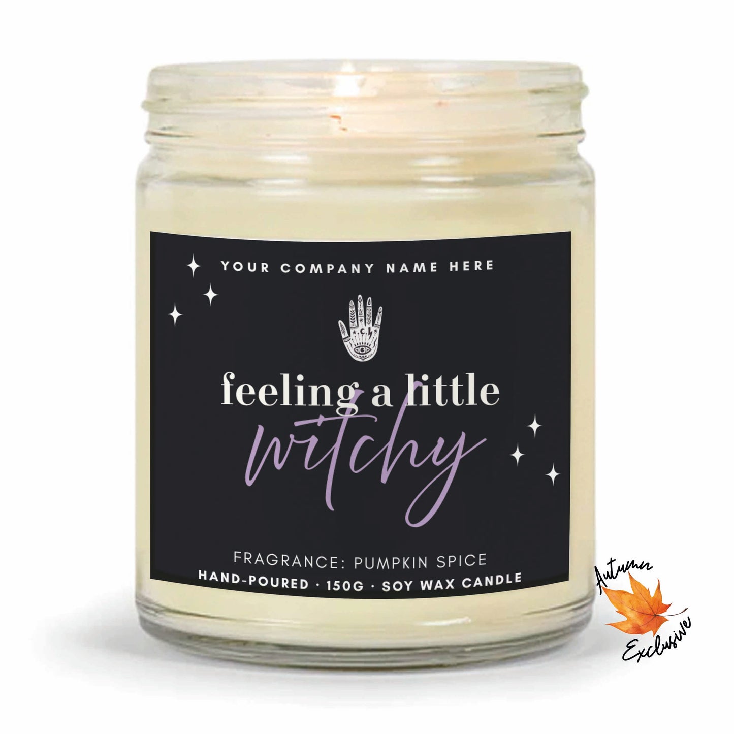 Autumn Collection | Feeling a Little Witchy | Private Label Soy Candle | Personalised Candles (Copy) (Copy) (Copy)