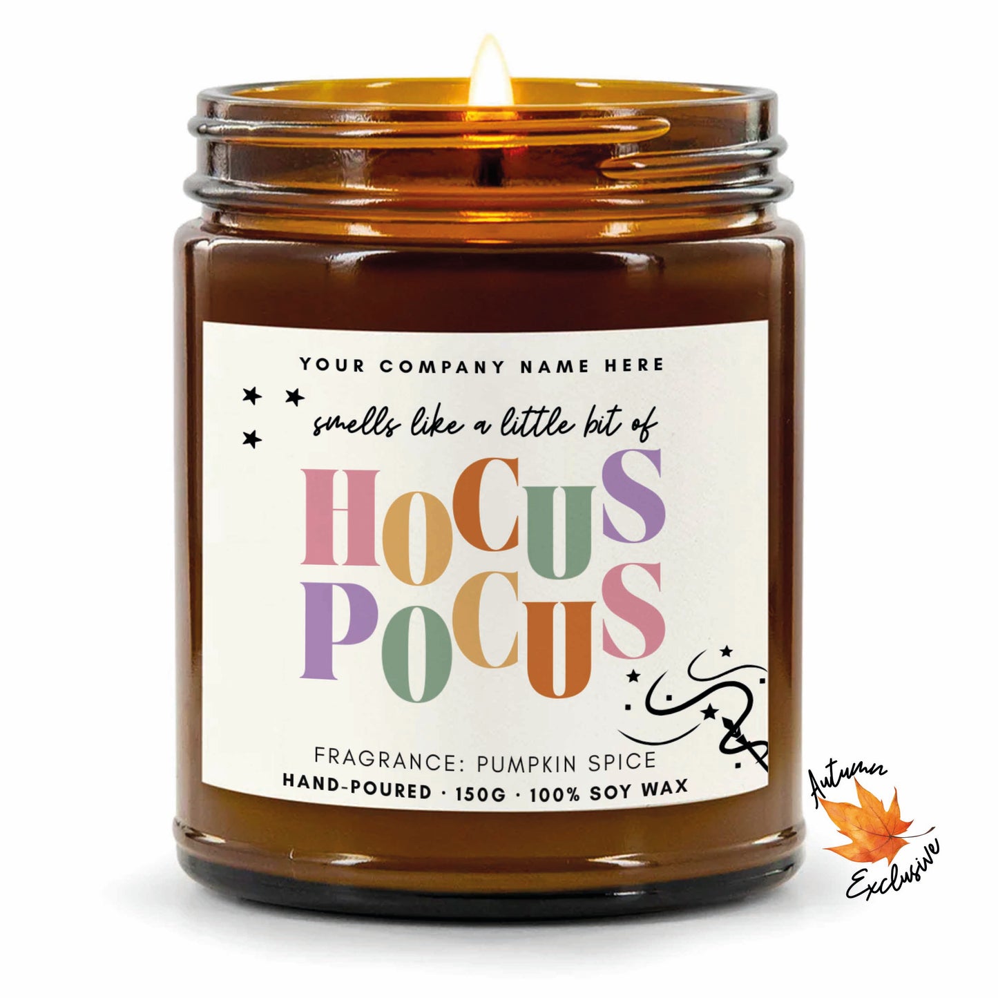 Autumn Collection | Hocus Pocus Candle | Private Label Soy Candle | Personalised Candles
