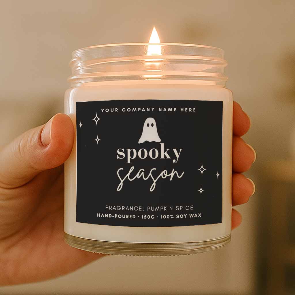 Autumn Collection | Spooky Season | Private Label Soy Candle | Personalised Candles