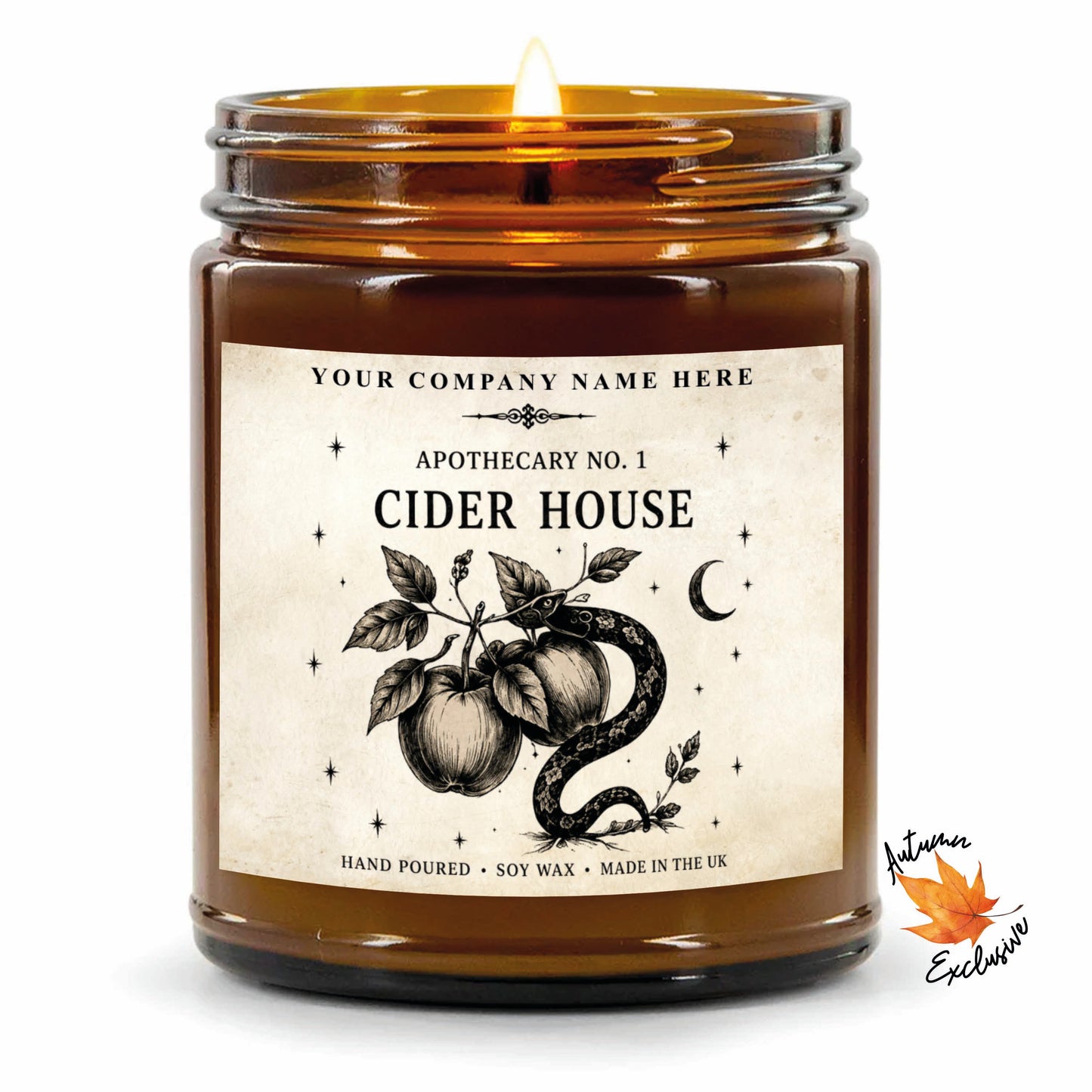 Apothecary Collection | Autumnal Candles | Private Label Soy Candle | Personalised Candles