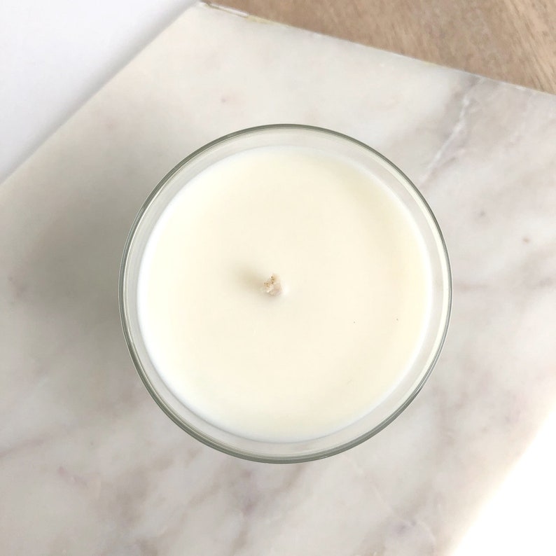 Clear Glass Vessel | Hand-Poured | Natural Soy Candle