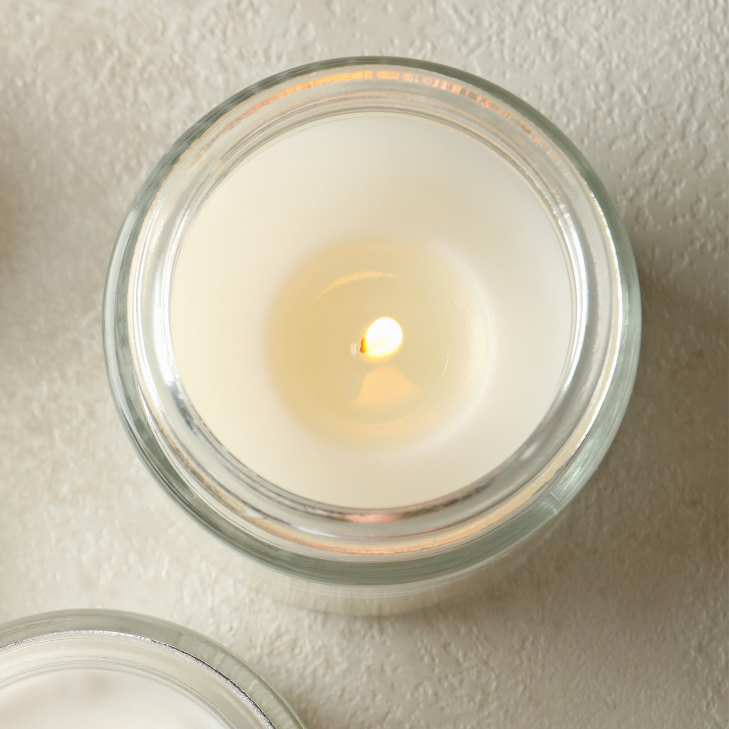 Clear Glass Jar | Hand-Poured | Natural Soy Candle