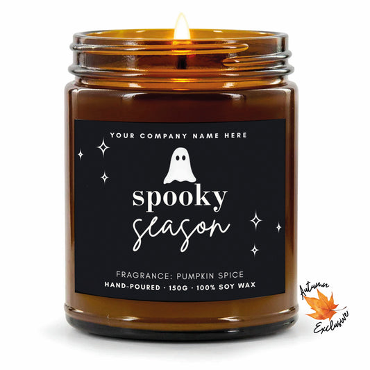Autumn Collection | Spooky Season | Private Label Soy Candle | Personalised Candles
