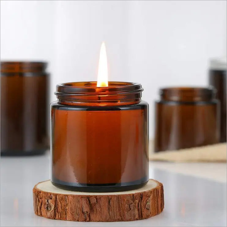 Amber Glass | Hand-Poured | Natural Soy Candle